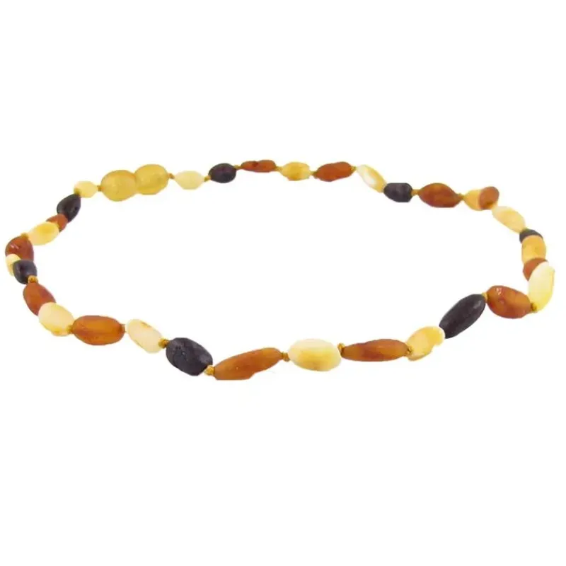 The Amber Monkey Amber Necklaces*Amber Monkey Necklace/Anklet - Multi Raw