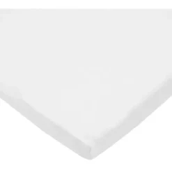 American Baby Company Crib & Bed Sheets*American Baby - 100% Cotton Knit Supreme Jersey Fitted Bassinet Sheet, White