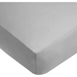 American Baby Company Crib & Bed Sheets*American Baby - 100% Natural Organic Cotton Jersey Knit Fitted Crib Sheet, Grey