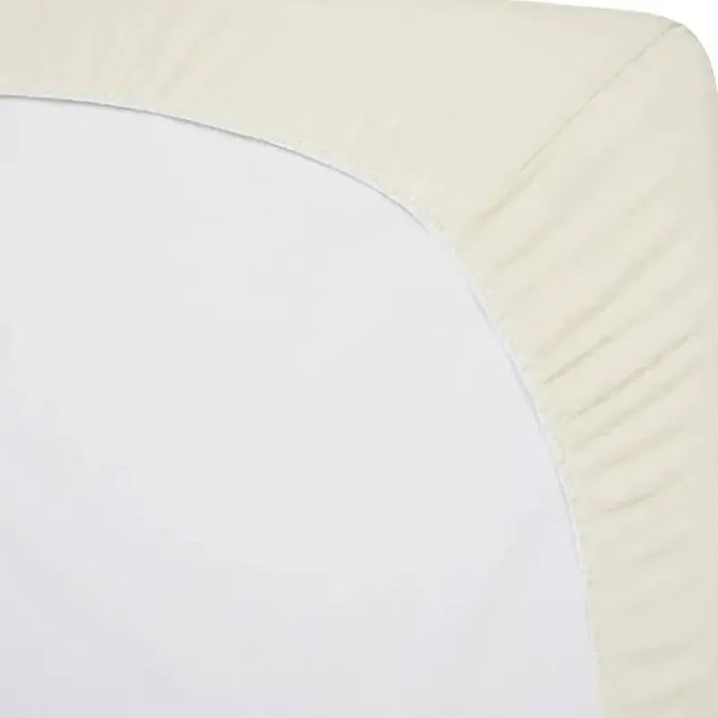American Baby Company Crib & Bed Sheets*American Baby - 15 x 33 Fitted Bassinet Sheet, 100% Natural Cotton Jersey Knit, Cream