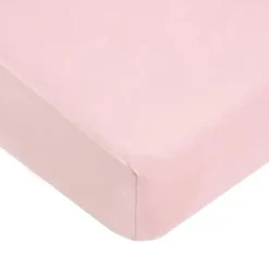 American Baby Company Crib & Bed Sheets*American Baby -100% Cotton Knit Jersey Fitted Crib Sheet, Pink