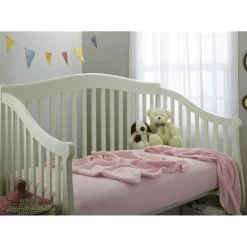 American Baby Company Crib & Bed Sheets*American Baby -100% Cotton Knit Jersey Fitted Crib Sheet, Pink