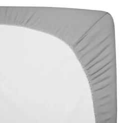 American Baby Company Crib & Bed Sheets*American Baby -100% Cotton Knit 5.7 Oz Value Jersey Fitted Bassinet Sheet 15 X 33 X 4, Grey Alphabet