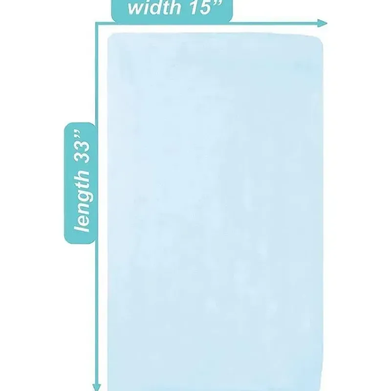 American Baby Company Crib & Bed Sheets*American Baby - Fitted Bassinet Sheet 100% Natural Cotton Jersey Knit, Blue