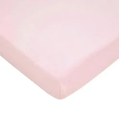 American Baby Company Crib & Bed Sheets*American Baby - Fitted Mini Crib Sheet 24 x 38, 100% Cotton Jersey Portable Sheet, Baby Pink