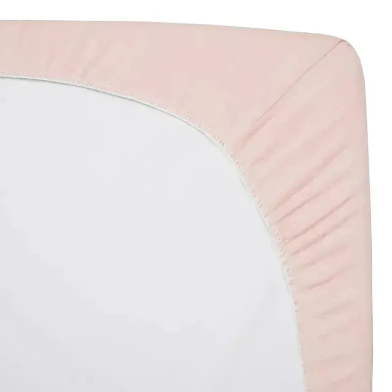 American Baby Company Crib & Bed Sheets*American Baby - Fitted Mini Crib Sheet 24 x 38, 100% Cotton Jersey Portable Sheet, Blush