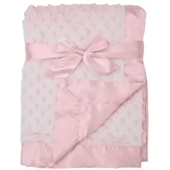 American Baby Company Blanket Gift Set|Blankets & Quilts*American Baby - Heavenly Soft Chenille Minky Dot Receiving Blanket, Pink