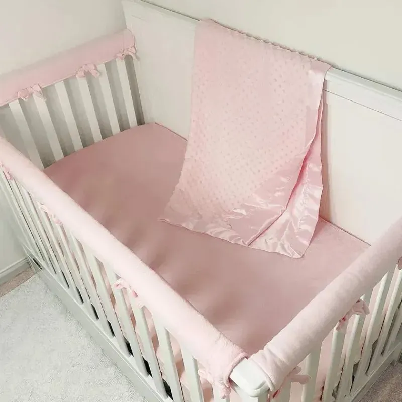 American Baby Company Blanket Gift Set|Blankets & Quilts*American Baby - Heavenly Soft Chenille Minky Dot Receiving Blanket, Pink