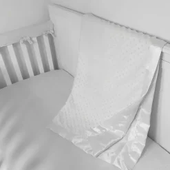 American Baby Company Blanket Gift Set|Blankets & Quilts*American Baby - Heavenly Soft Chenille Minky Dot Receiving Blanket, White