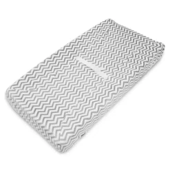 American Baby Company Crib & Bed Sheets*American Baby - Heavenly Soft Chenille Contoured Changing Pad Cover, ZigZag