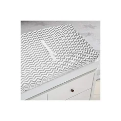American Baby Company Crib & Bed Sheets*American Baby - Heavenly Soft Chenille Contoured Changing Pad Cover, ZigZag