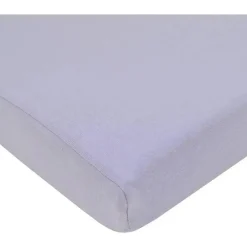 American Baby Company Crib & Bed Sheets*American Baby - Supreme 100% Natural Cotton Jersey Knit Fitted Crib Sheet, Lavender