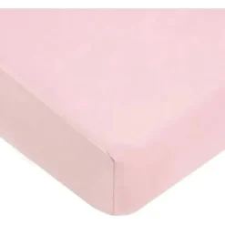 American Baby Company Crib & Bed Sheets*American Baby - Supreme 100% Natural Cotton Jersey Knit Fitted Crib Sheet, Pink