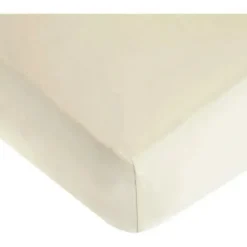 American Baby Company Crib & Bed Sheets*American Baby - Supreme 100% Natural Cotton Jersey Knit Fitted Crib Sheet, Ecru