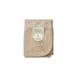 American Baby Company Blanket Gift Set|Organic*Natural Organic Cotton Receiving Blanket Mocha
