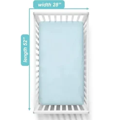 American Baby Company Crib & Bed Sheets*Percale Crib Sheet Blue
