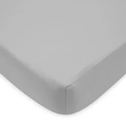 American Baby Company Crib & Bed Sheets*Ultra Soft Velvety Fitted Crib Sheet, Gray