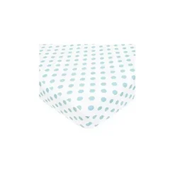 American Baby Company Crib & Bed Sheets*American Baby Cotton Percale Fitted Crib Sheet, Blue Dots