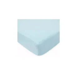 American Baby Company Crib & Bed Sheets*American Baby Heavenly Soft Chenille Fitted Portable/Mini Crib Sheet, Blue