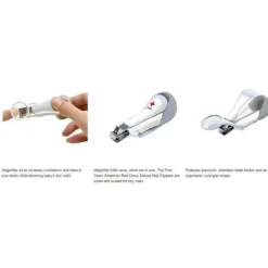 American Red Cross Grooming*Deluxe Nail Clipper With Magnifier
