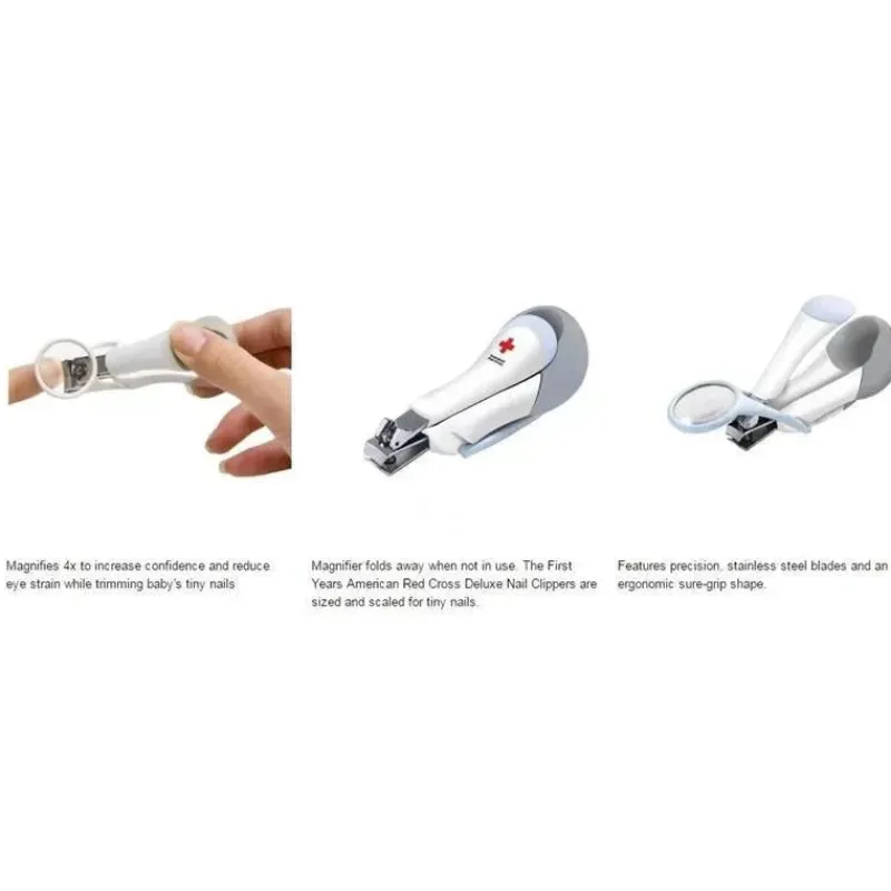 American Red Cross Grooming*Deluxe Nail Clipper With Magnifier