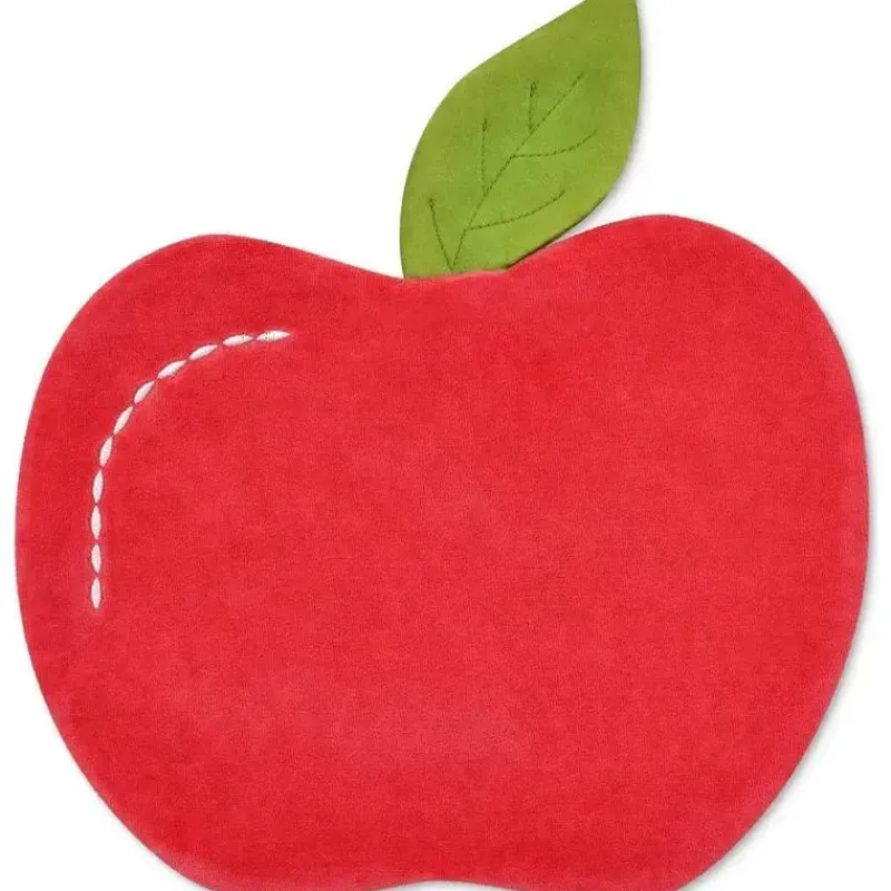 Apple Park Organic*- Fruits & Veggies Crinkle Blankies, Apple