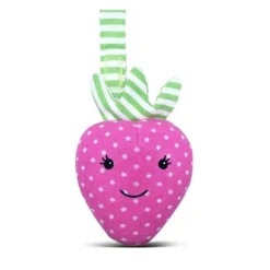 Apple Park Organic|Stroller Toys*- Veggie And Fruit Stroller Toy, Mary Strawberry