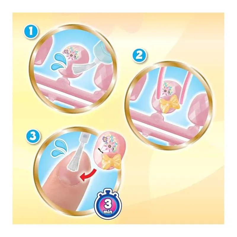 Epoch Toys For 3 Year Old*Aquabeads - Hearts & Ribbons Nail Refill Kit