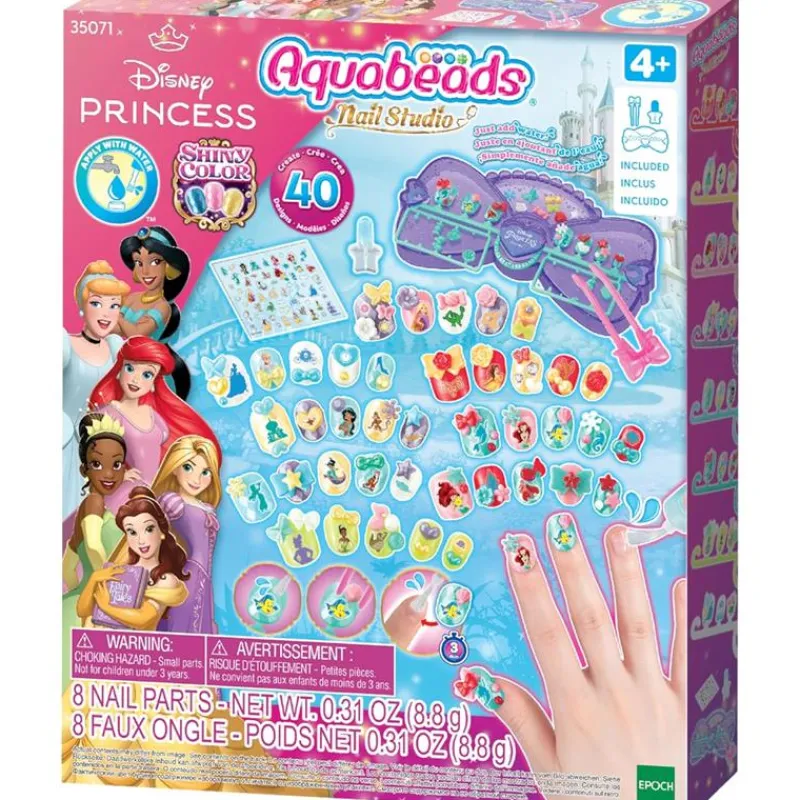 Epoch Toys For 3 Year Old*Aquabeads - Nail Studio, Disney Princess