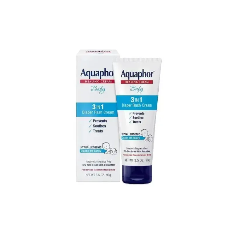 Aquaphor Diaper Rash*Baby Healing Ointment, Baby Skin Care and Diaper Rash, 3.5 oz tube.