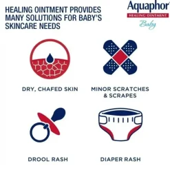 Aquaphor Diaper Rash*Baby Healing Ointment, Baby Skin Care and Diaper Rash, 3.5 oz tube.