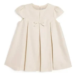 Armani Baby Dresses|Baby Dresses & Skirts*- Baby Girls Beige Jacquard Eagle Dress