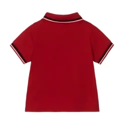 Armani Baby Baby Tops*- Boy Essential Short Sleeve Polo, Red
