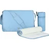 Armani Baby Tote Bags*- Mummy Bag Set with Eagle Plate Sky Blue