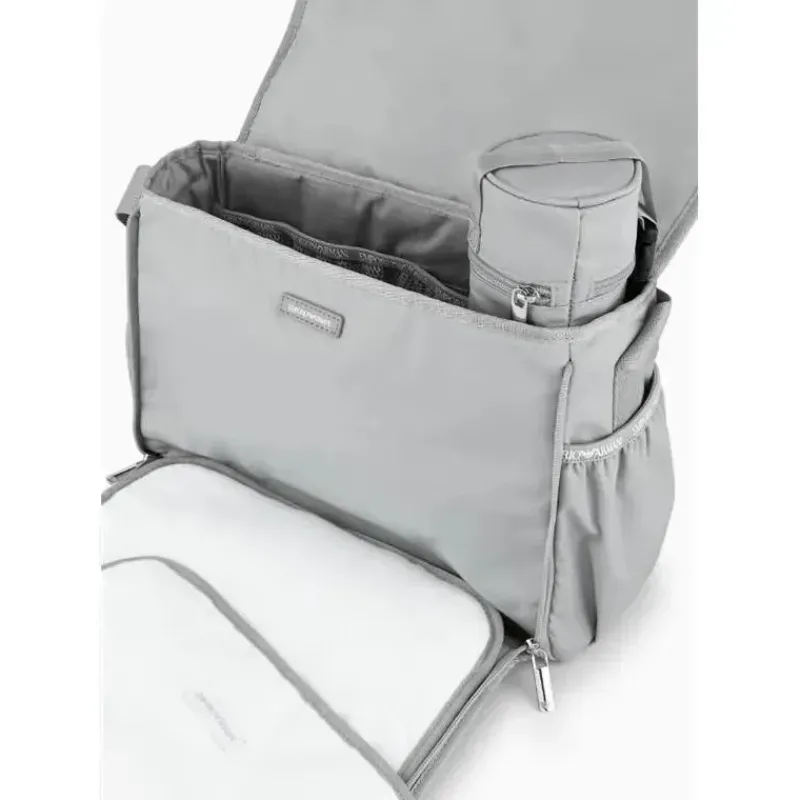 Armani Baby Tote Bags*- Mummy Bag Set with Eagle Plate, Grey