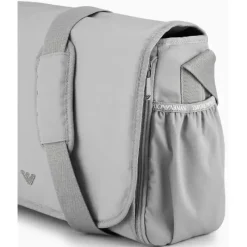 Armani Baby Tote Bags*- Mummy Bag Set with Eagle Plate, Grey