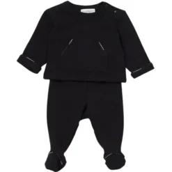 Armani Baby Baby Sets*- 2Pk Newborn Boy Top & Bottom Set, Navy