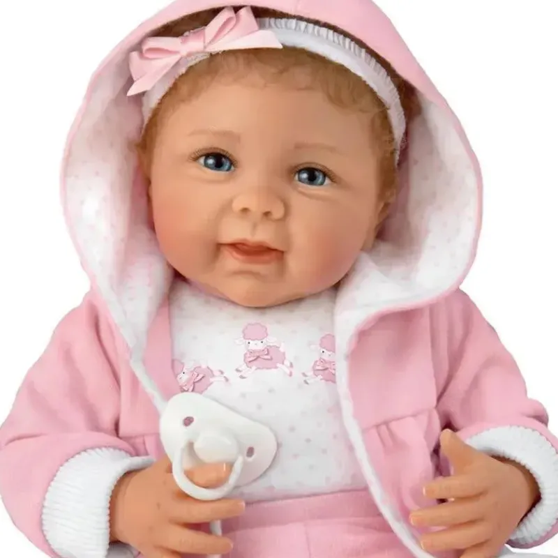 Ashton Drake Dolls*- I Sure Do Love Ewe Lifelike Baby Girl Doll