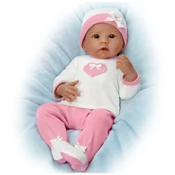 Ashton Drake Dolls*- Linda Murray Jayla Baby Doll Breathes And Has Heartbeat