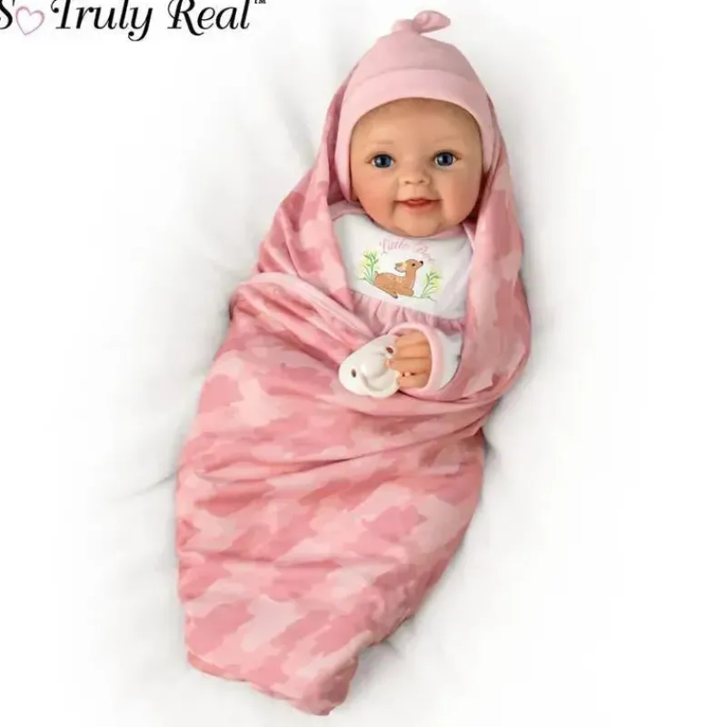 Ashton Drake Dolls*- Little Doe Deer Themed Lifelike Baby Girl