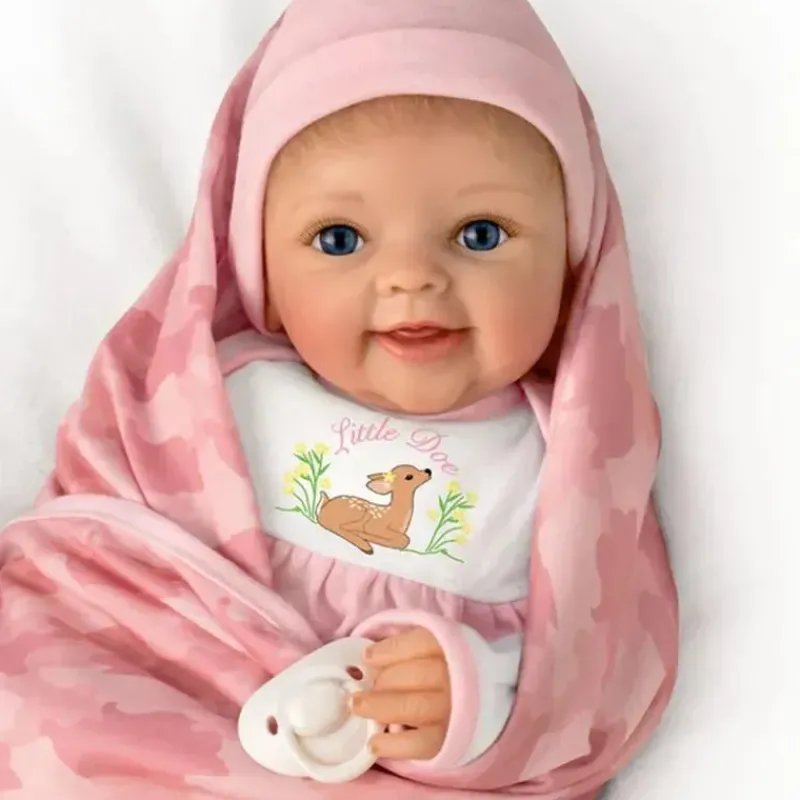 Ashton Drake Dolls*- Little Doe Deer Themed Lifelike Baby Girl