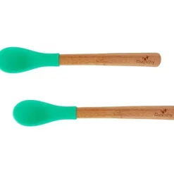 Avanchy Utensils & Accessories|Dishes, Utensils & Food Containers*Bamboo Infant Feeding Spoon Set, Green