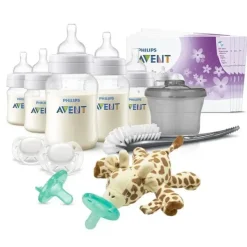 Philips Avent Gifts Over $50|Feeding Gift Set*Avent - Anti-Colic Baby Bottle With Airfree Vent Essentials Gift Set