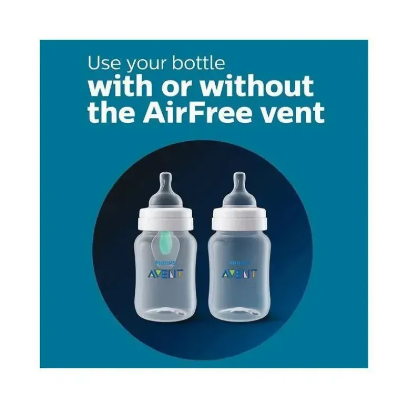 Philips Avent Gifts From $25 To $50|Feeding Gift Set*Avent - Anti-Colic Baby Bottle With Airfree Vent Newborn Gift Set With Snuggle, Blue