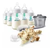 Philips Avent Gifts Over $50|Feeding Gift Set*Avent - Anti-Colic Baby Bottle With Airfree Vent Newborn Gift Set With Snuggle, Clear