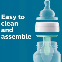 Philips Avent Gifts Over $50|Feeding Gift Set*Avent - Anti-Colic Baby Bottle With Airfree Vent Newborn Gift Set With Snuggle, Clear