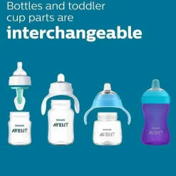 Philips Avent Gifts Over $50|Feeding Gift Set*Avent - Anti-Colic Baby Bottle With Airfree Vent Newborn Gift Set With Snuggle, Clear