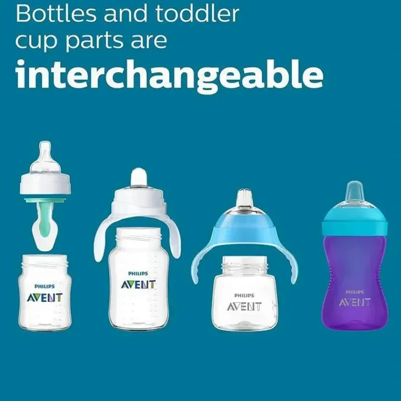 Philips Avent Gifts Over $50|Feeding Gift Set*Avent - Anti-Colic Baby Bottle With Airfree Vent Newborn Gift Set With Snuggle, Clear