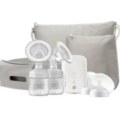 Philips Avent Breast Pumps*Avent - Electric Double Breast Pump, White with Travel Bag