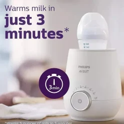 Philips Avent Cool Baby Products|Bottle Warmers*Avent - Fast Baby Bottle Warmer, White